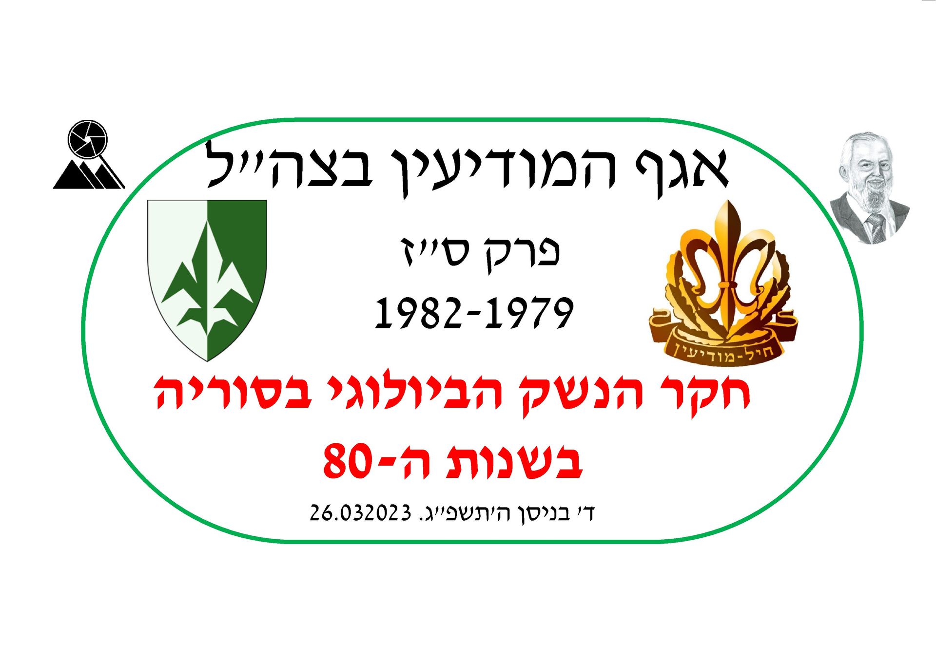 אלי דקל,ענף מחקר השטח והיעדים,ייצור נשק ביולוג,ייצור נשק כימי,צבא סוריה, לקחי מלחמת ששת הימים,הזירה