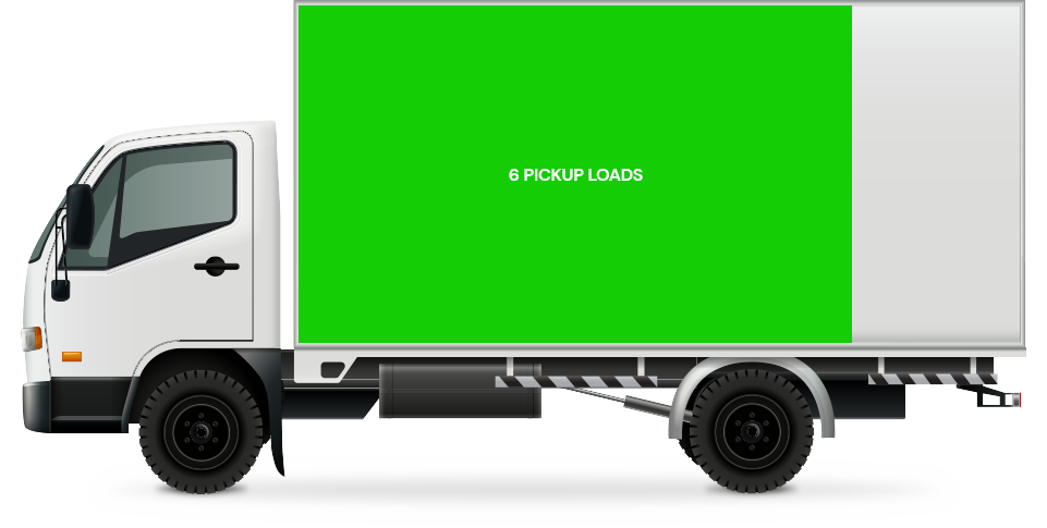 6 pick up loads