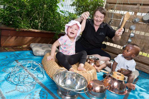 Woman with Two Toddlers — Darwin, NT — Territory Child Care Group