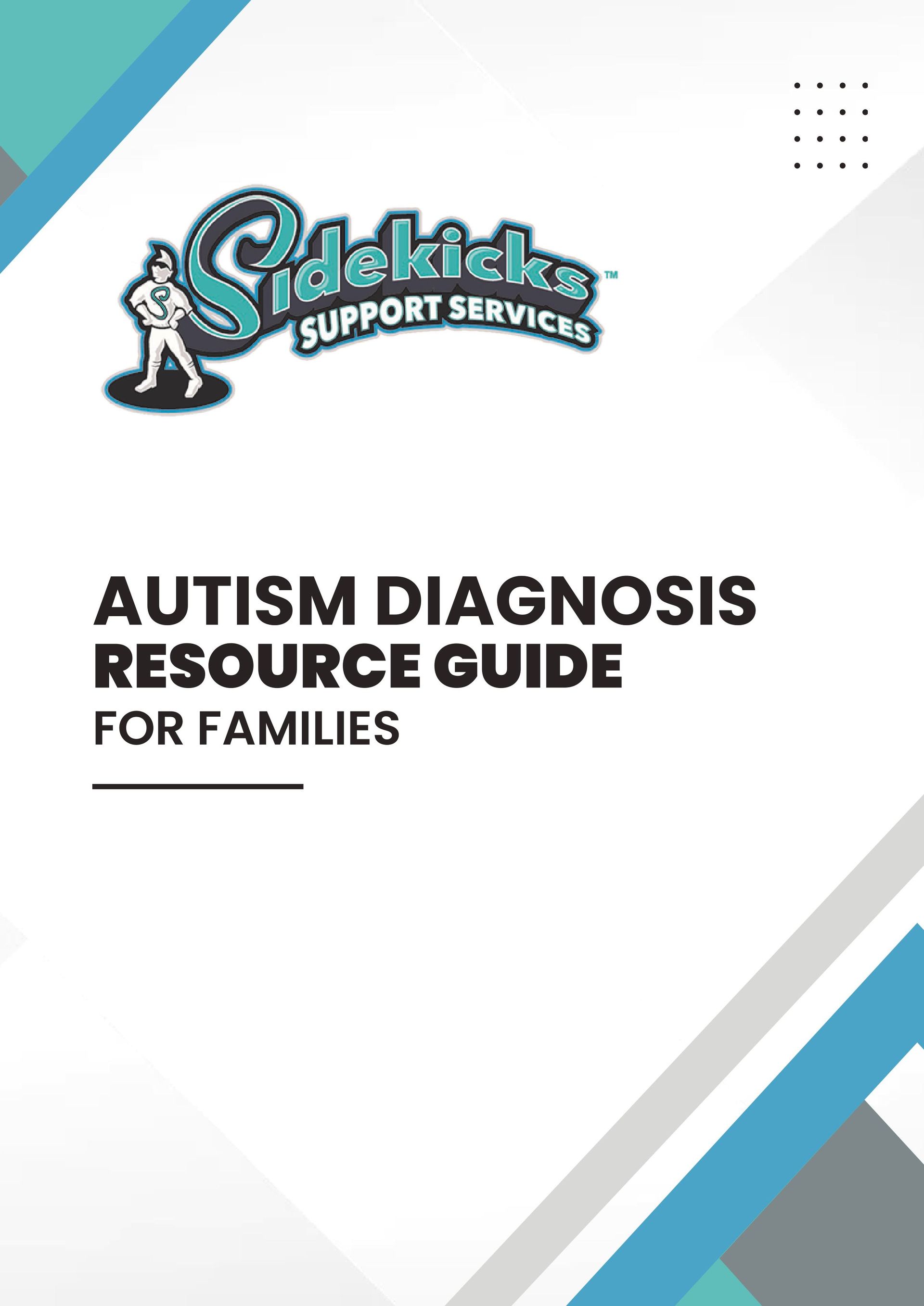 It is a autism diagnosis resource guide for families.