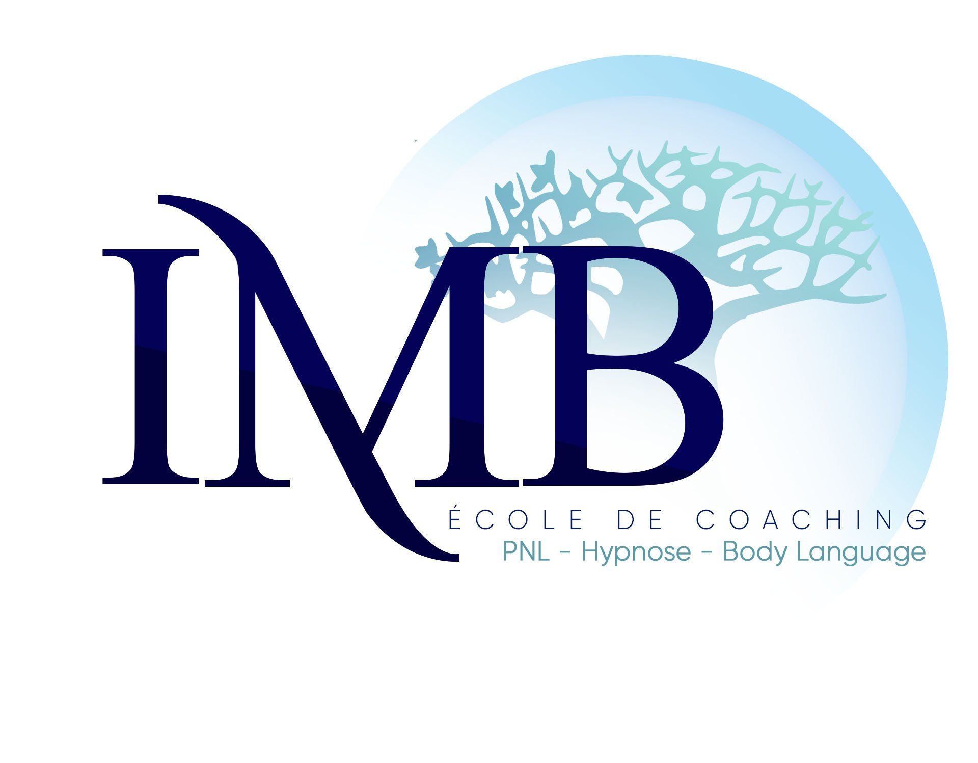 Un logo pour l'école de coaching pnl hypnose langage corporel imb