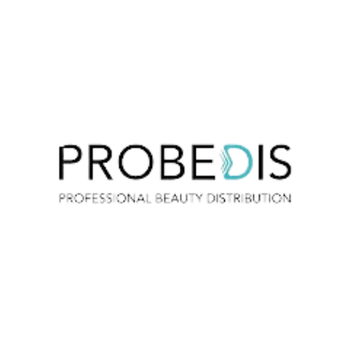 C'est un logo pour une entreprise de distribution de produits de beauté professionnels.