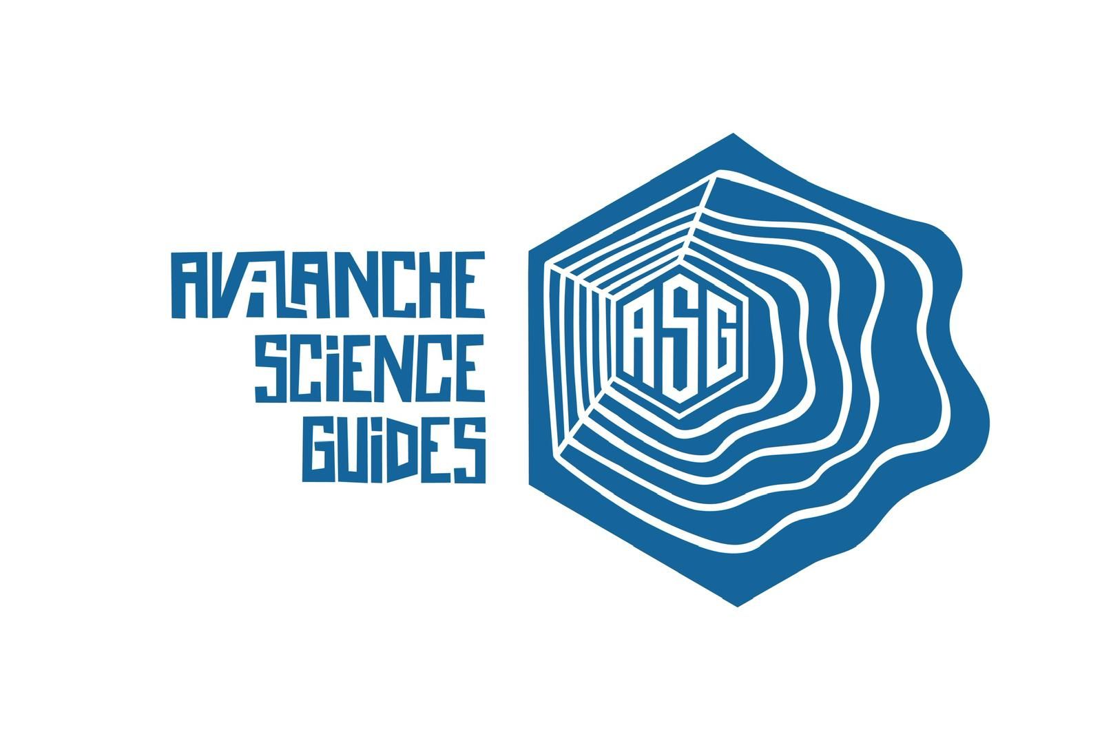 Blue logo with