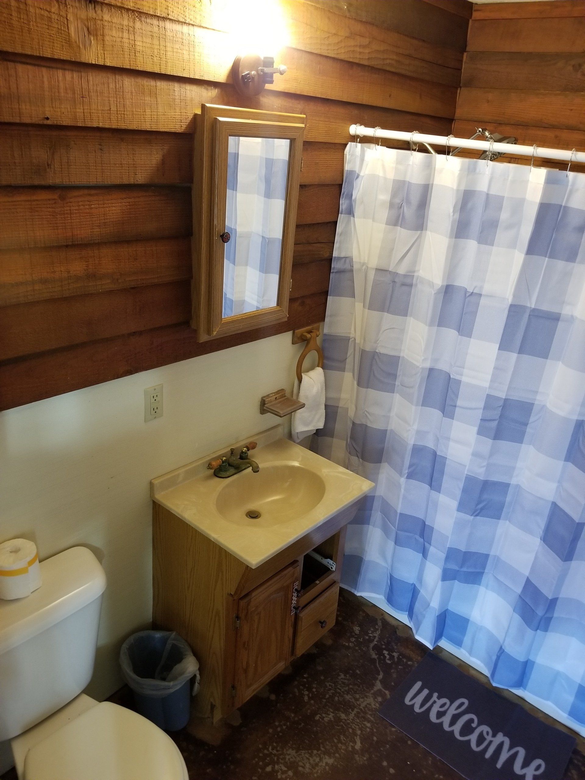 bathroom sink and bath
