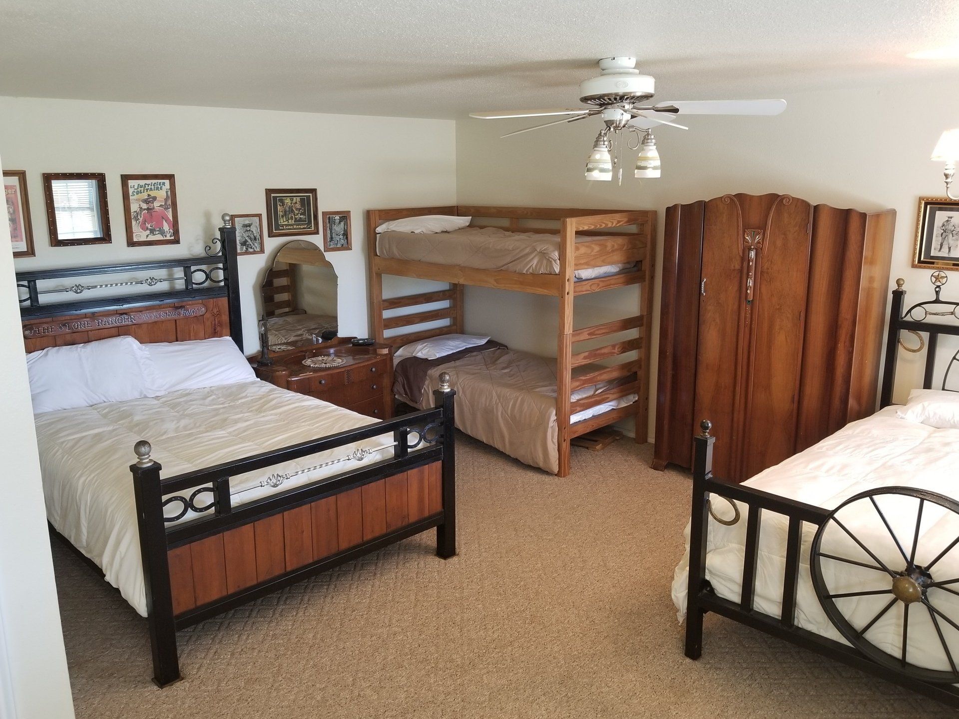 two beds in a bedroom