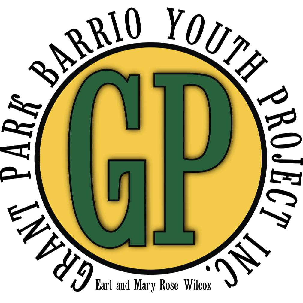 Green and gold Grand Park Barrio Youth Project