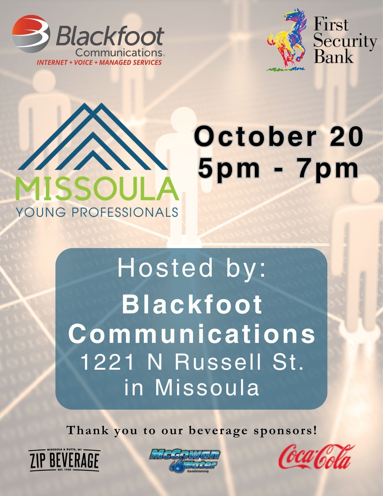 Missoula Young Professionals flyer for Insured Titles