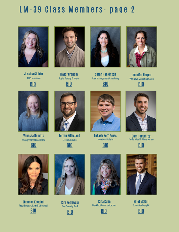A page of lm 39 class members on page 2