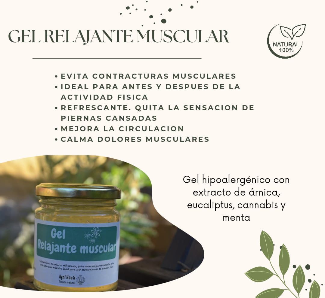 Bálsamo natural Relajante muscular 180 gr