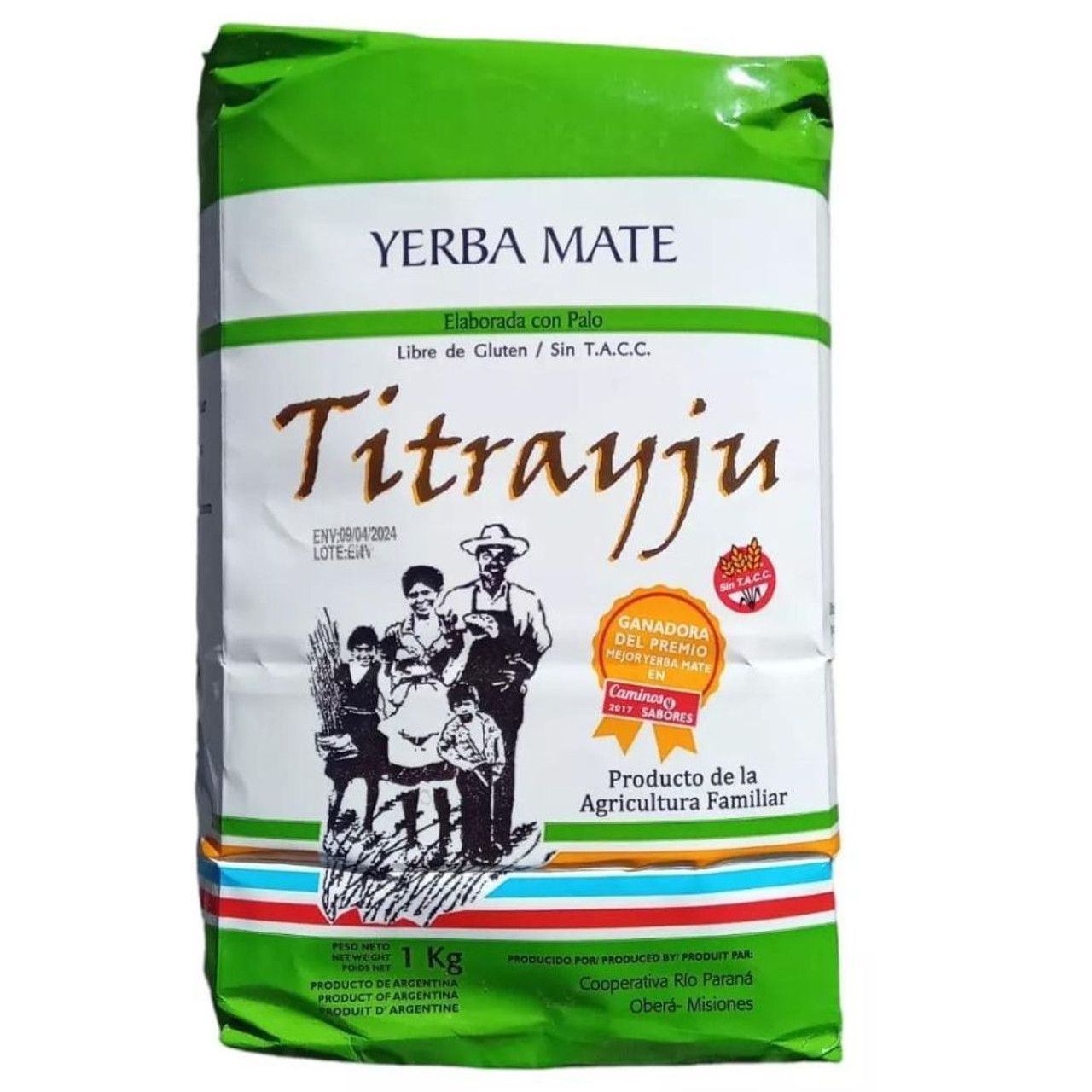 yerba Agroecologica titraiju 1/2 kg