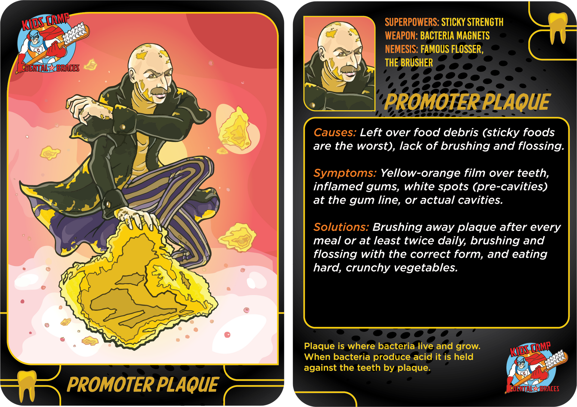 A card that says promoter plaque on it