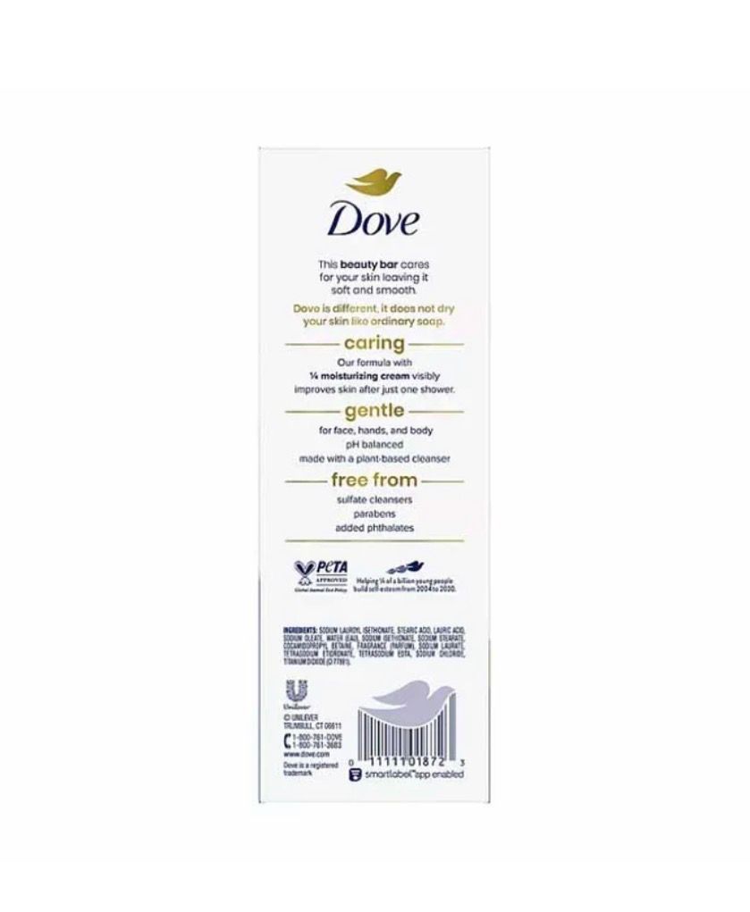 Dove - Beauty Bar Soap, Original White - 3.75 Oz - 16 Ct