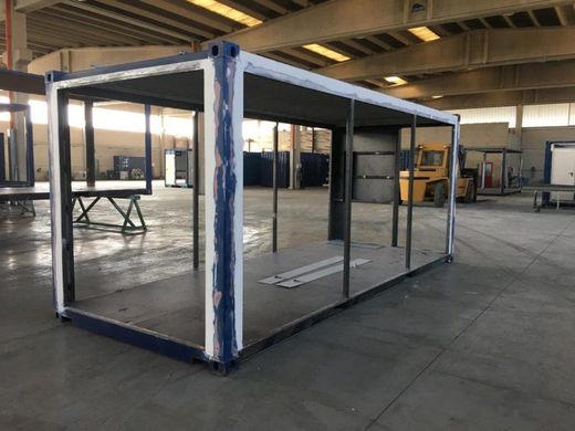 struttura metallica per container