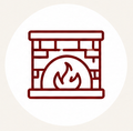 Visit the showroom icon for fireplaces grills and outdoor living products in Olympia WA