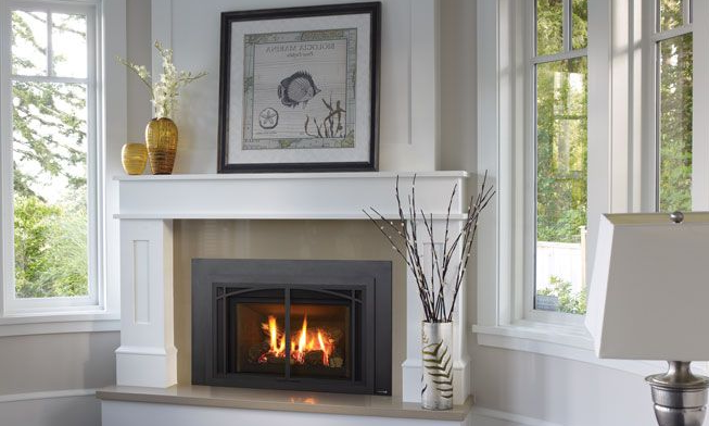 regency gas fireplace insert in Lacey, WA installed by Capital City Stove.