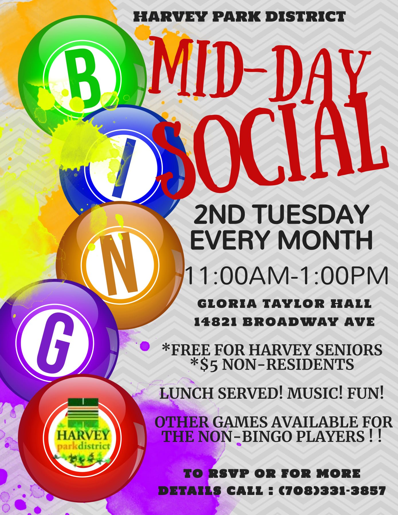 Harvey Park District Events Harvey Illinois