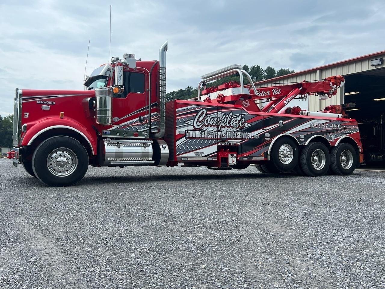 Towing Truck Park — Max Meadows, VA — Complete Towing & Recovery Inc