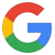 Google logo in red, blue, green, and yellow on a white background