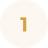 White circle with a gold number 1 inside