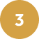 Gold circle with the number 3 in white text