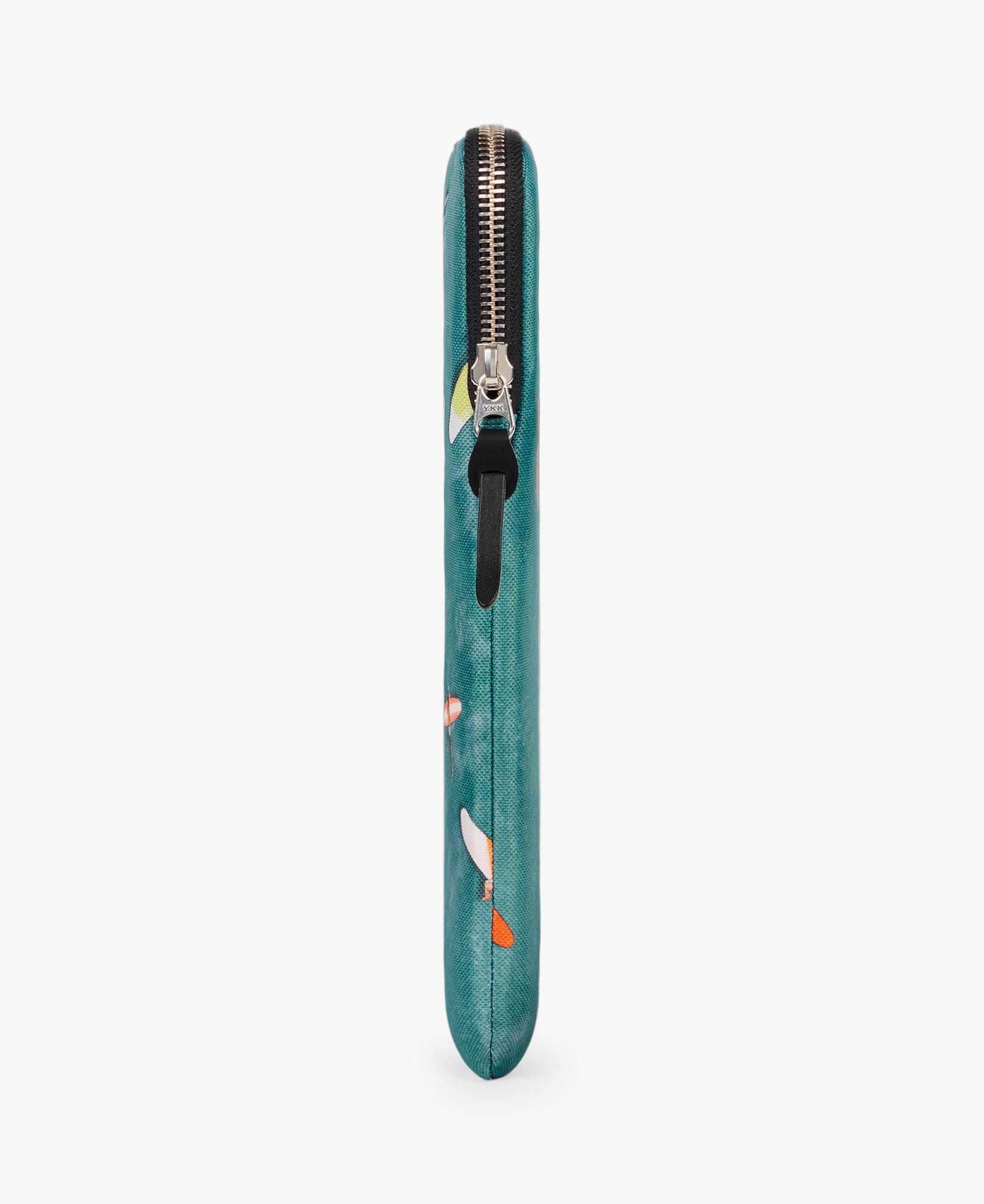 Es sieht aus wie ein Stift mit einem Reißverschluss.