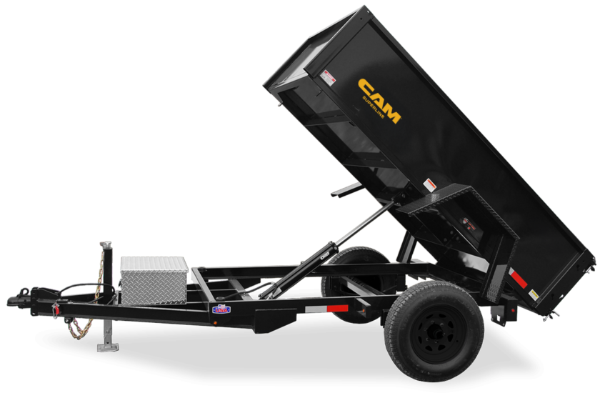 CAM 5,000 lb Single Axle Dump Trailer