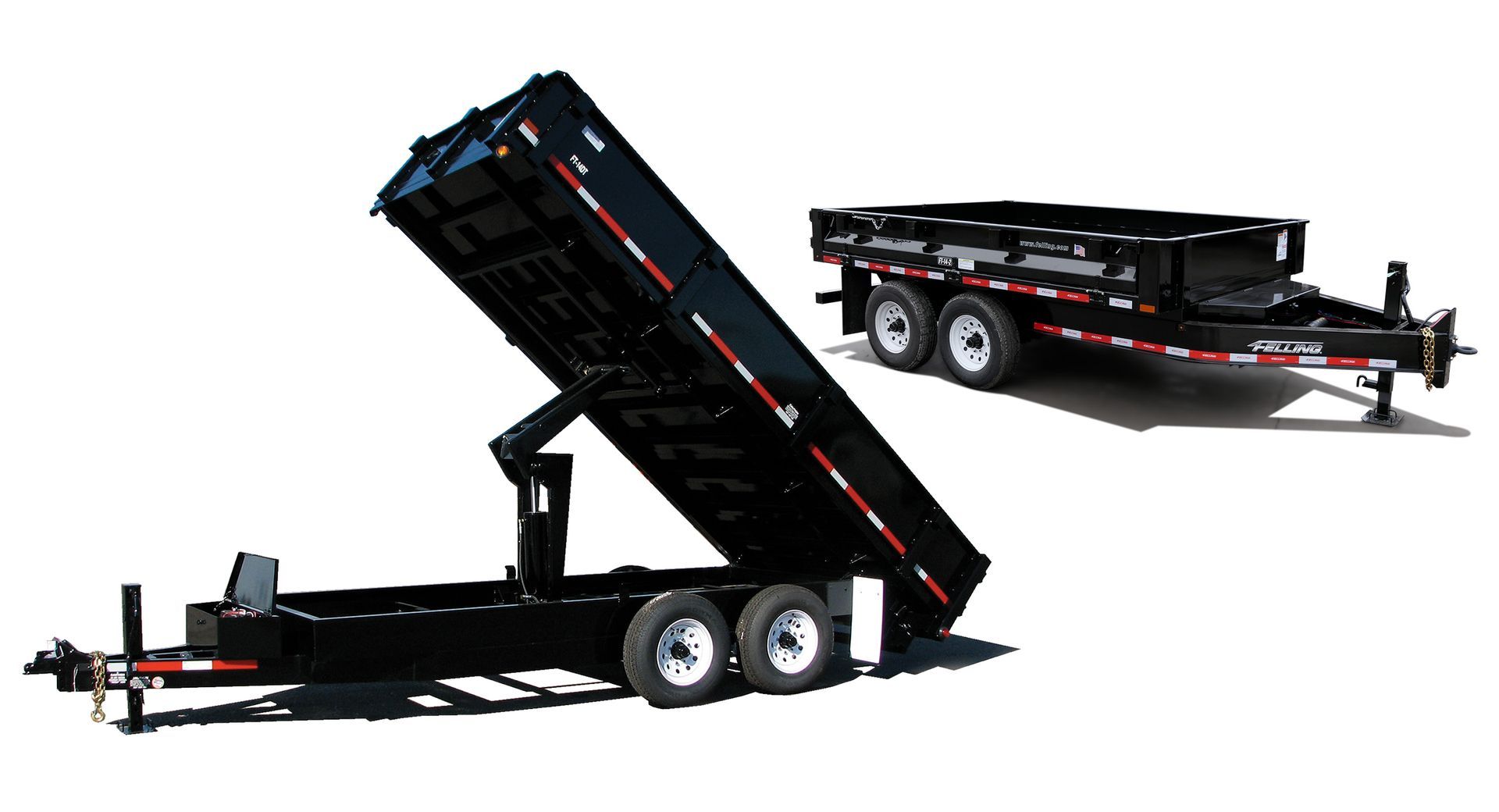 N&N 14K Dual Axle Dump Trailer