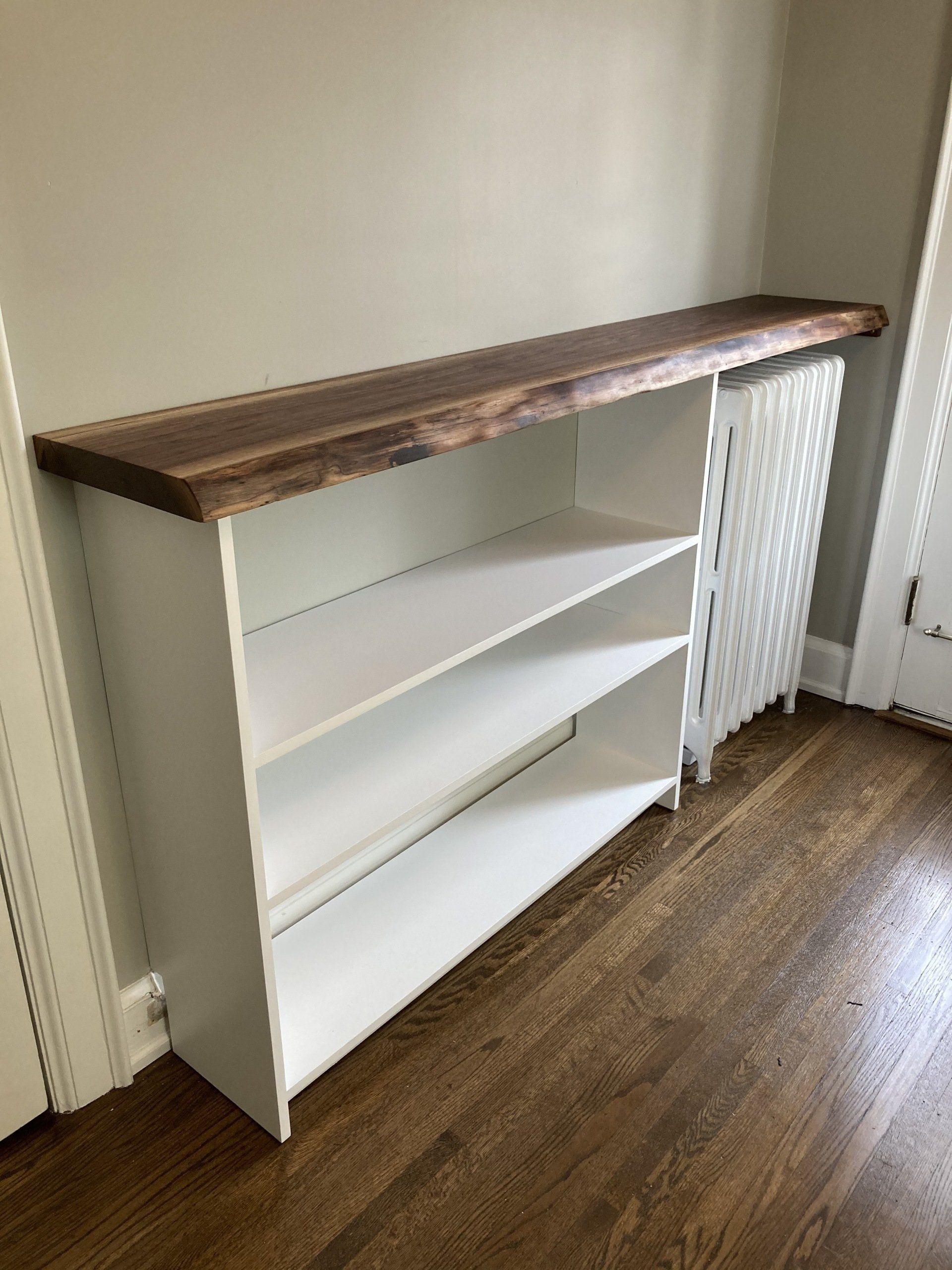 Live Edge Bookshelf