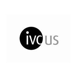 Logo with a black circle and the letters