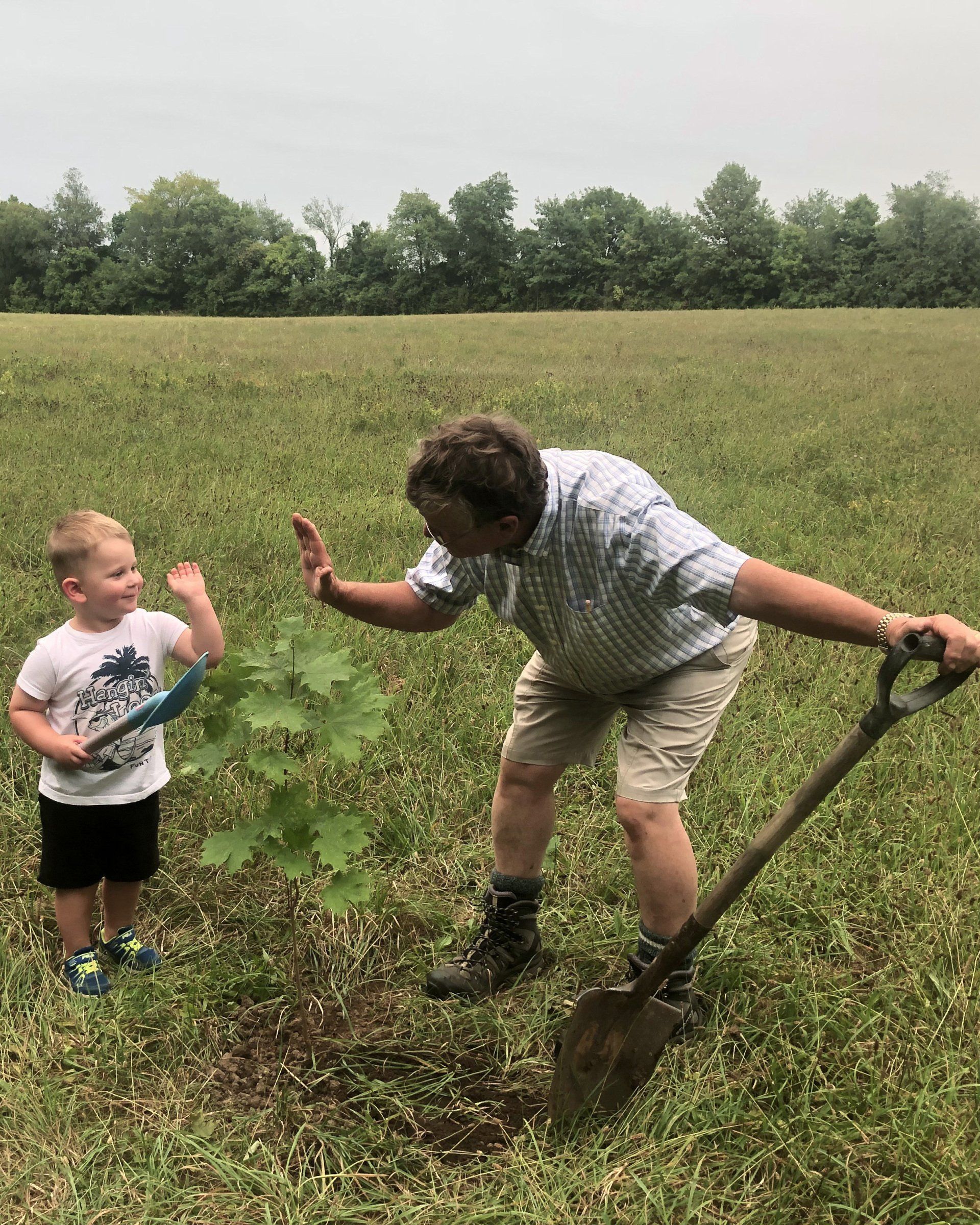 Dr. Cliff Rice and grandson, Zachary