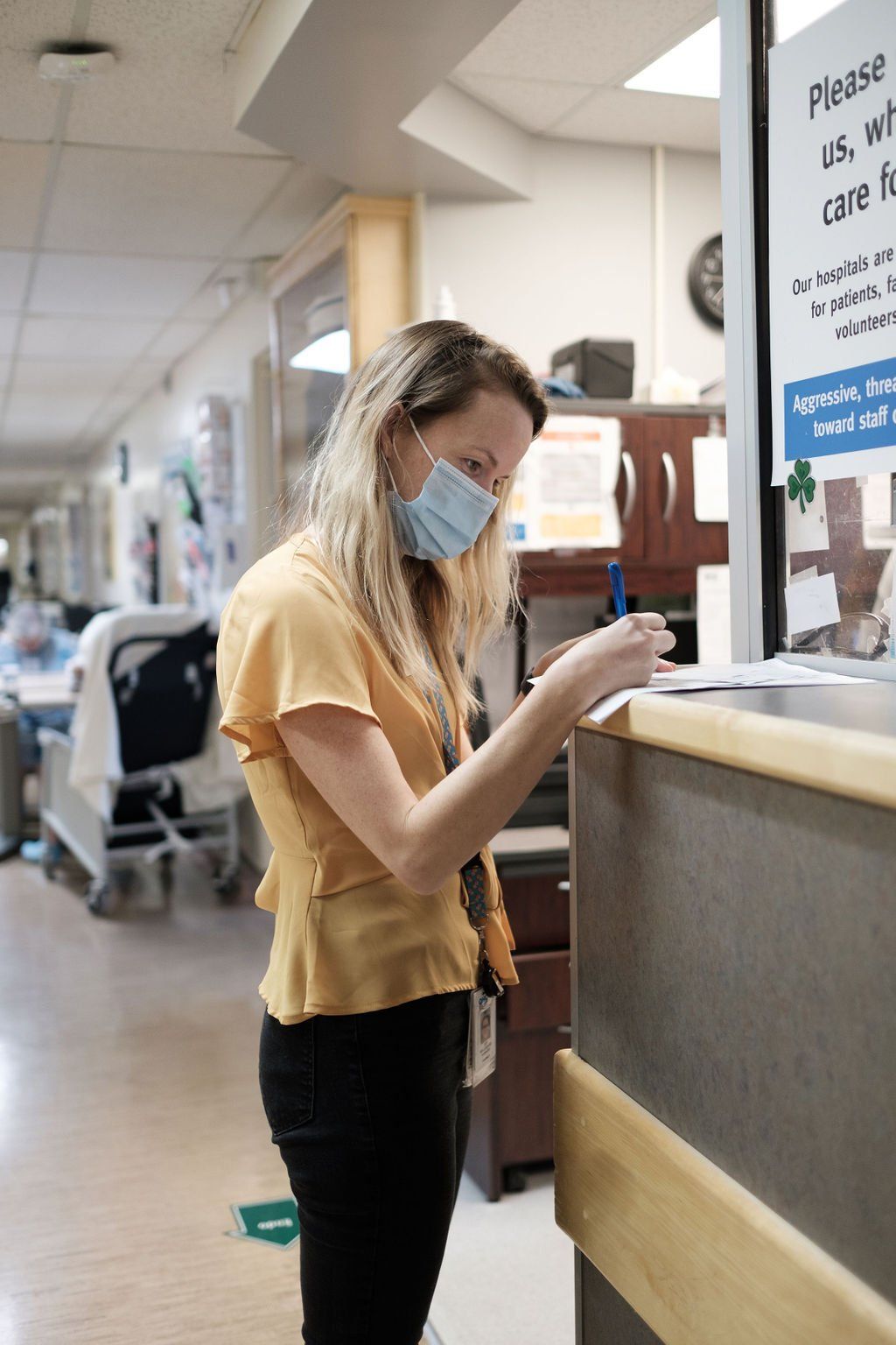 Medical staff writes an order Medical staff writes an order