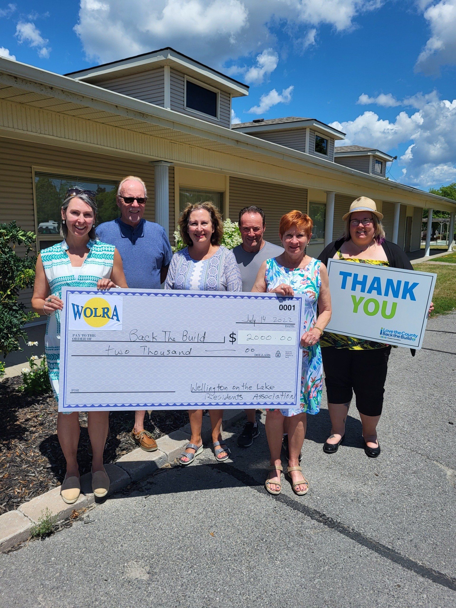 WOTL Garage Sale Proceeds