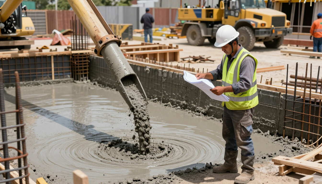 Concreto hidráulico para obra civil en México