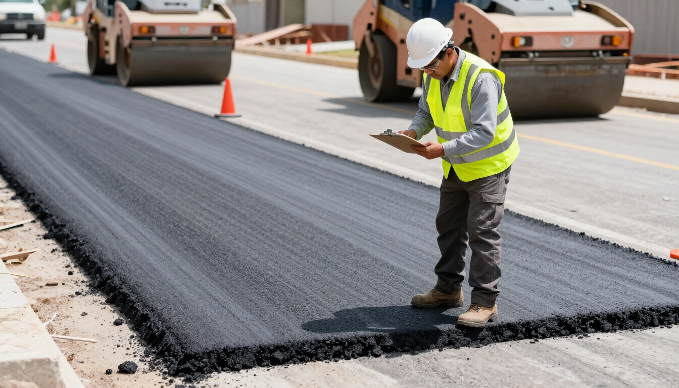 Mantenimiento preventivo de pavimentos en una carretera