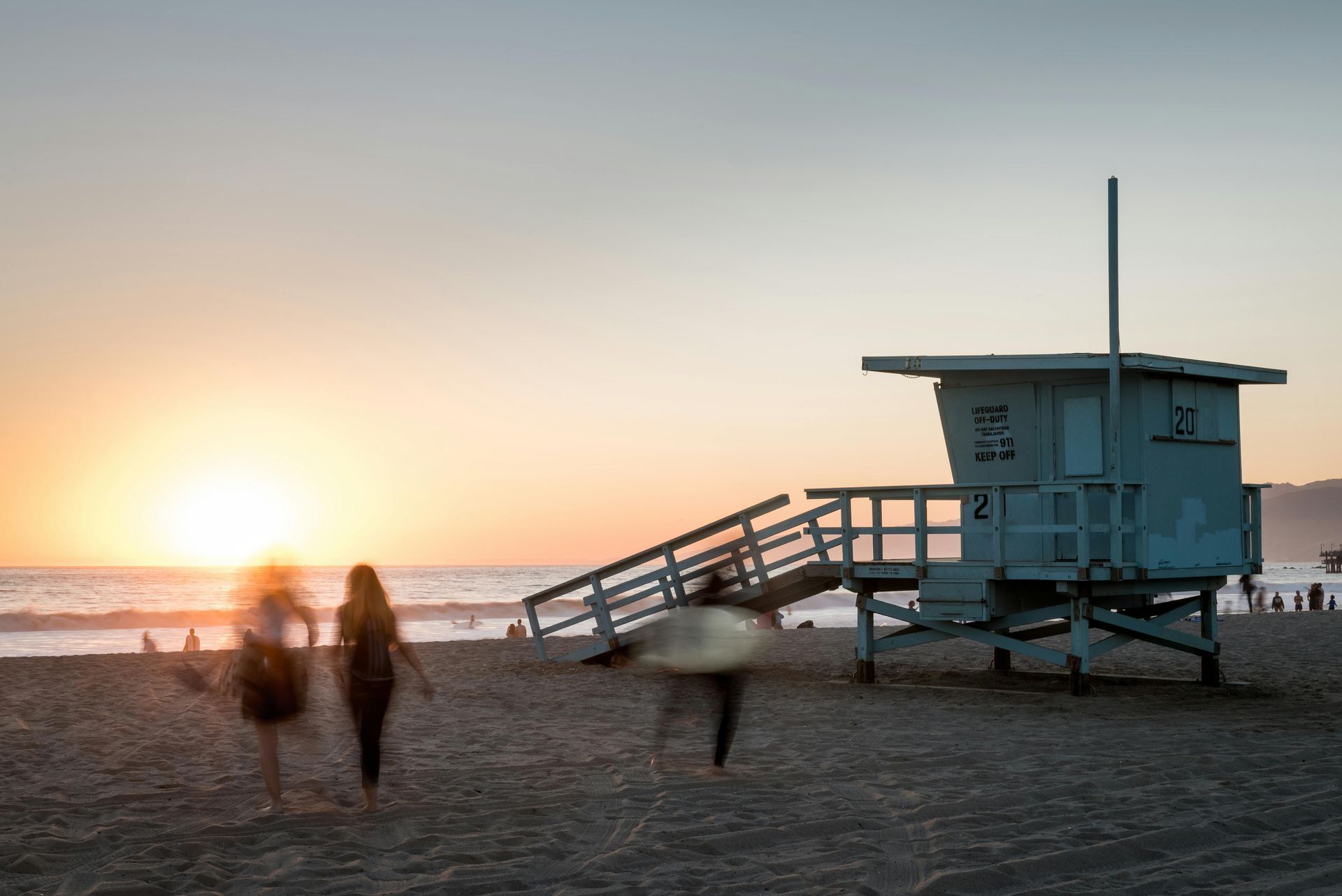 Jetée et plage de Santa Monica
