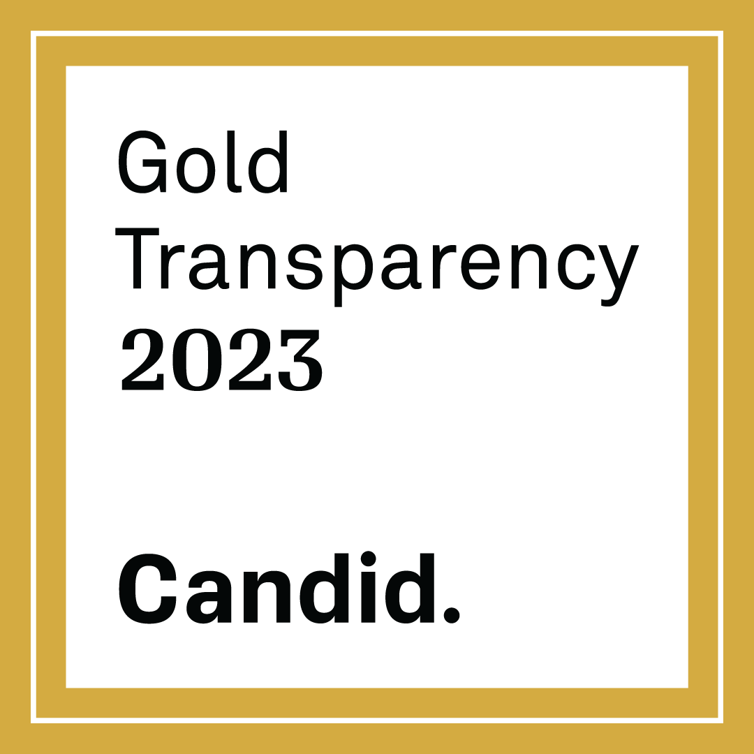 A logo for gold transparency 2023 by candid.