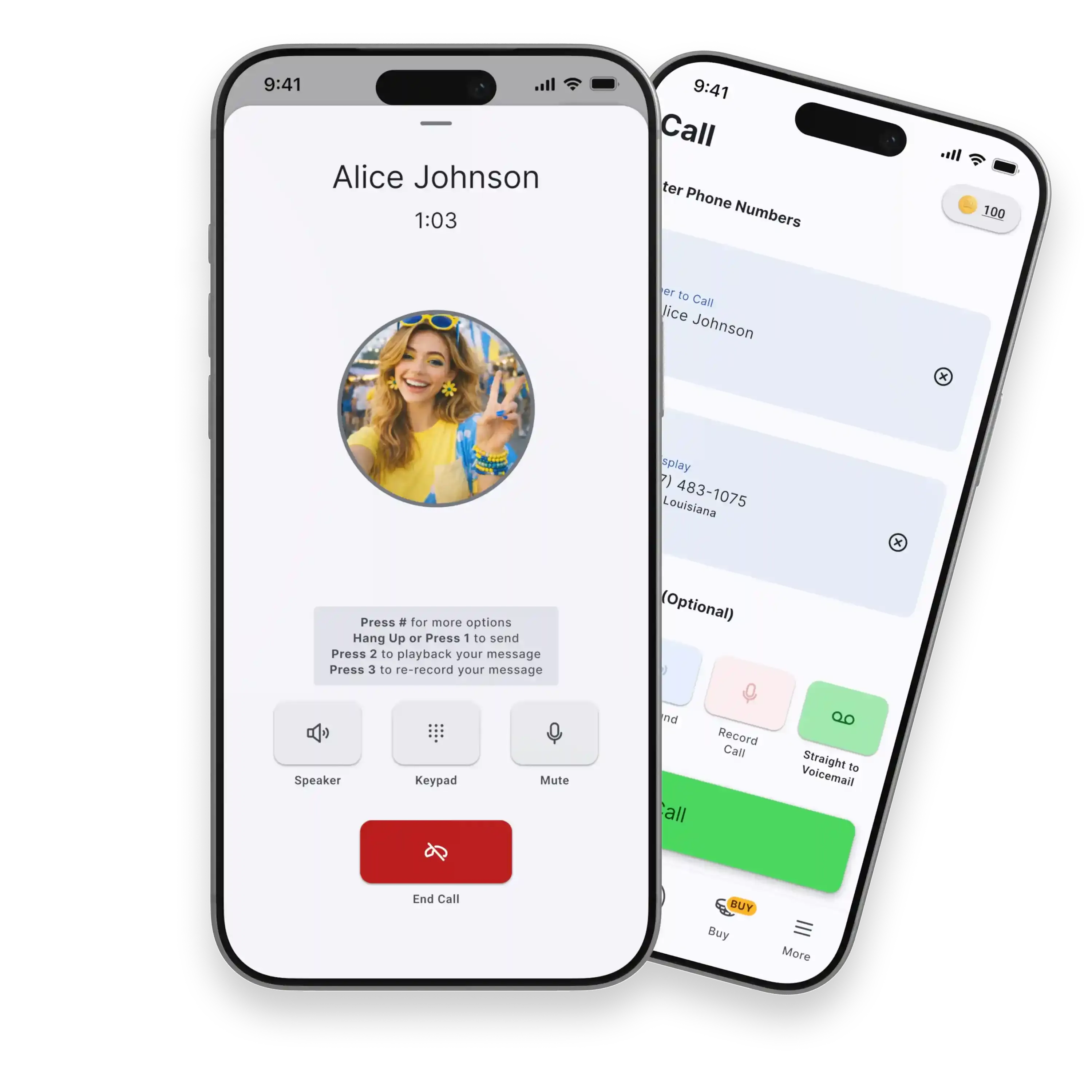 CALL STRAIGHT TO VOICEMAIL