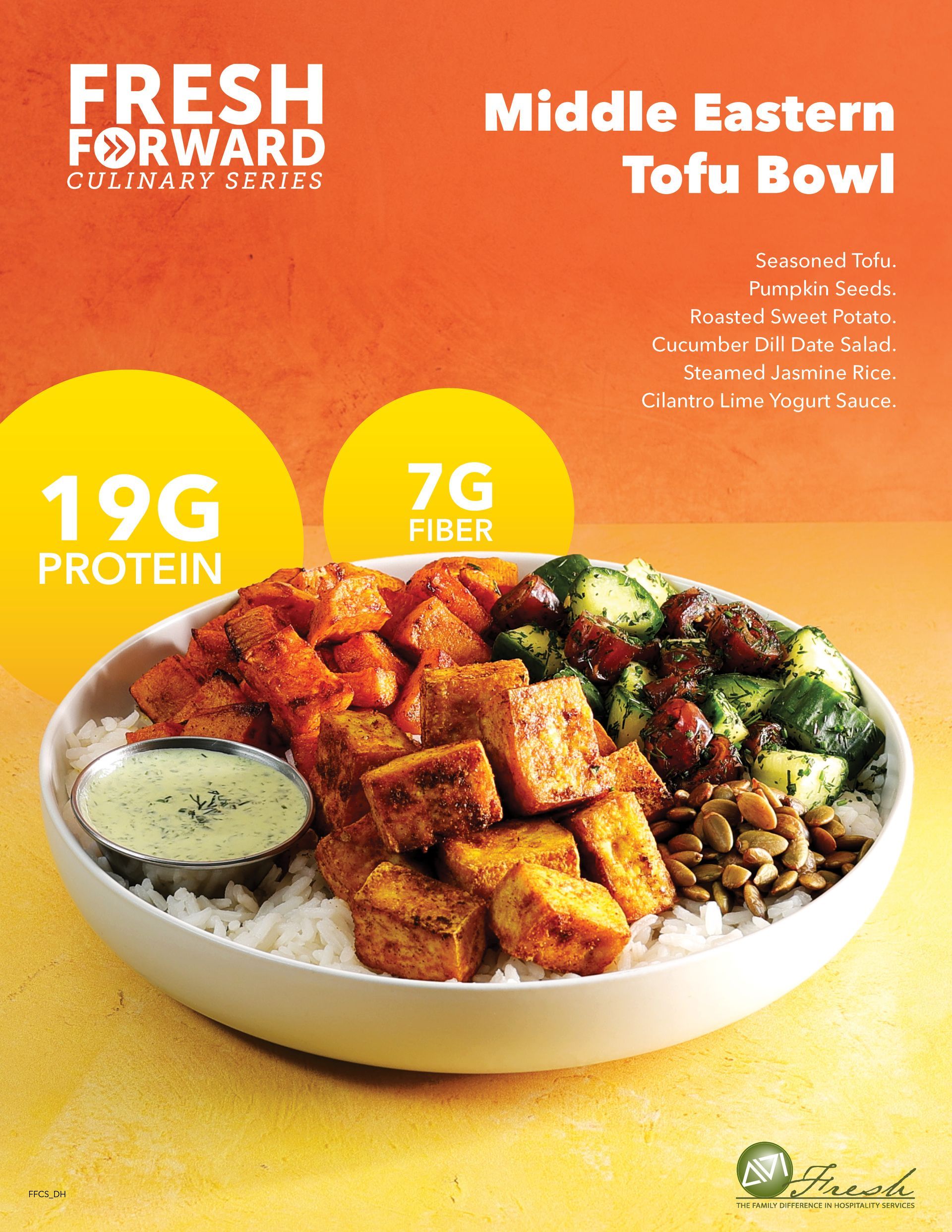 Middle Eastern Tofu Bowl