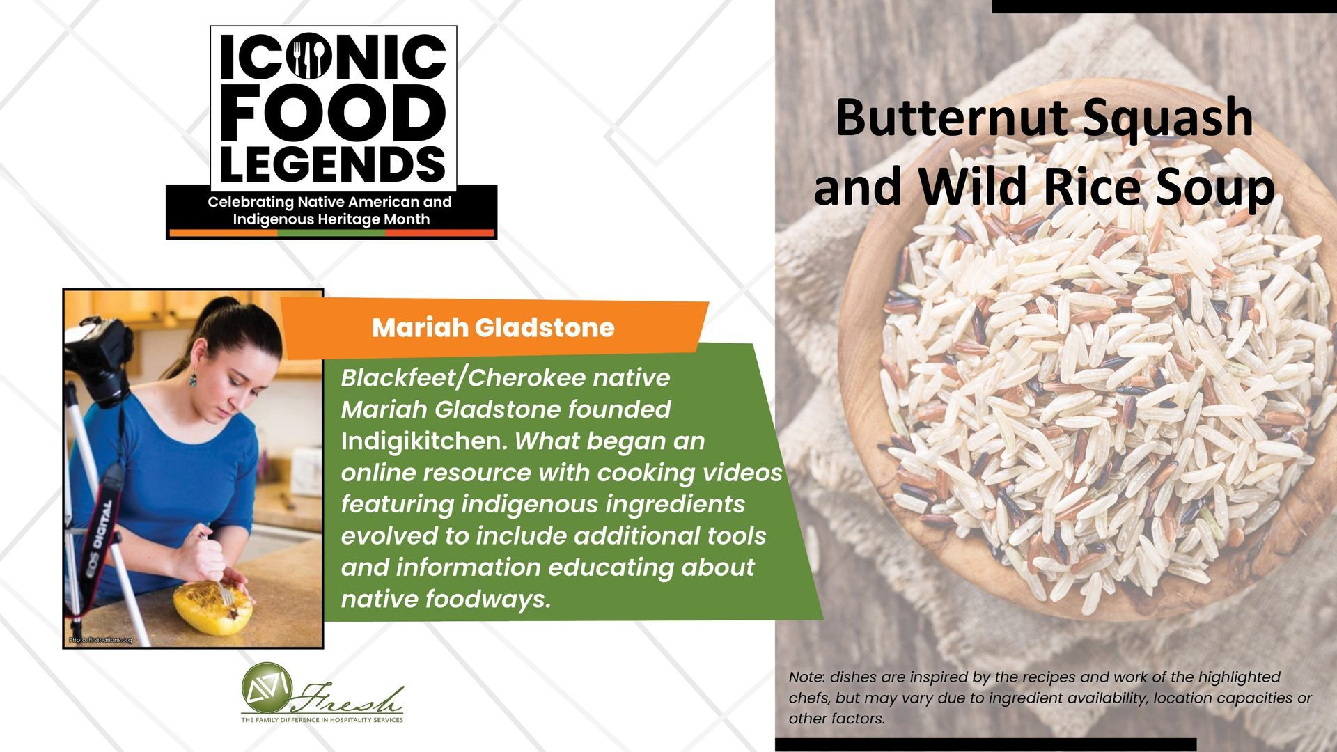 Food Icons Featuring: Native American Culinarians