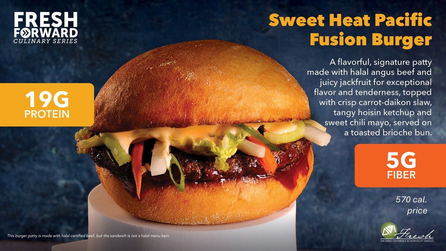 Sweet Heat Pacific Fusion Burger