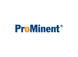 The prominent logo is blue and orange on a white background