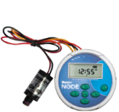 A digital clock with the time of 12:55 on it