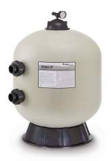 A swimming pool filter is shown on a white background.