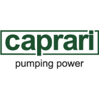 The caprani pumping power logo is green and white.
