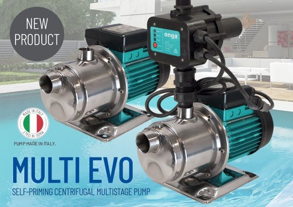 A new product called multi evo self priming centrifugal multistage pump
