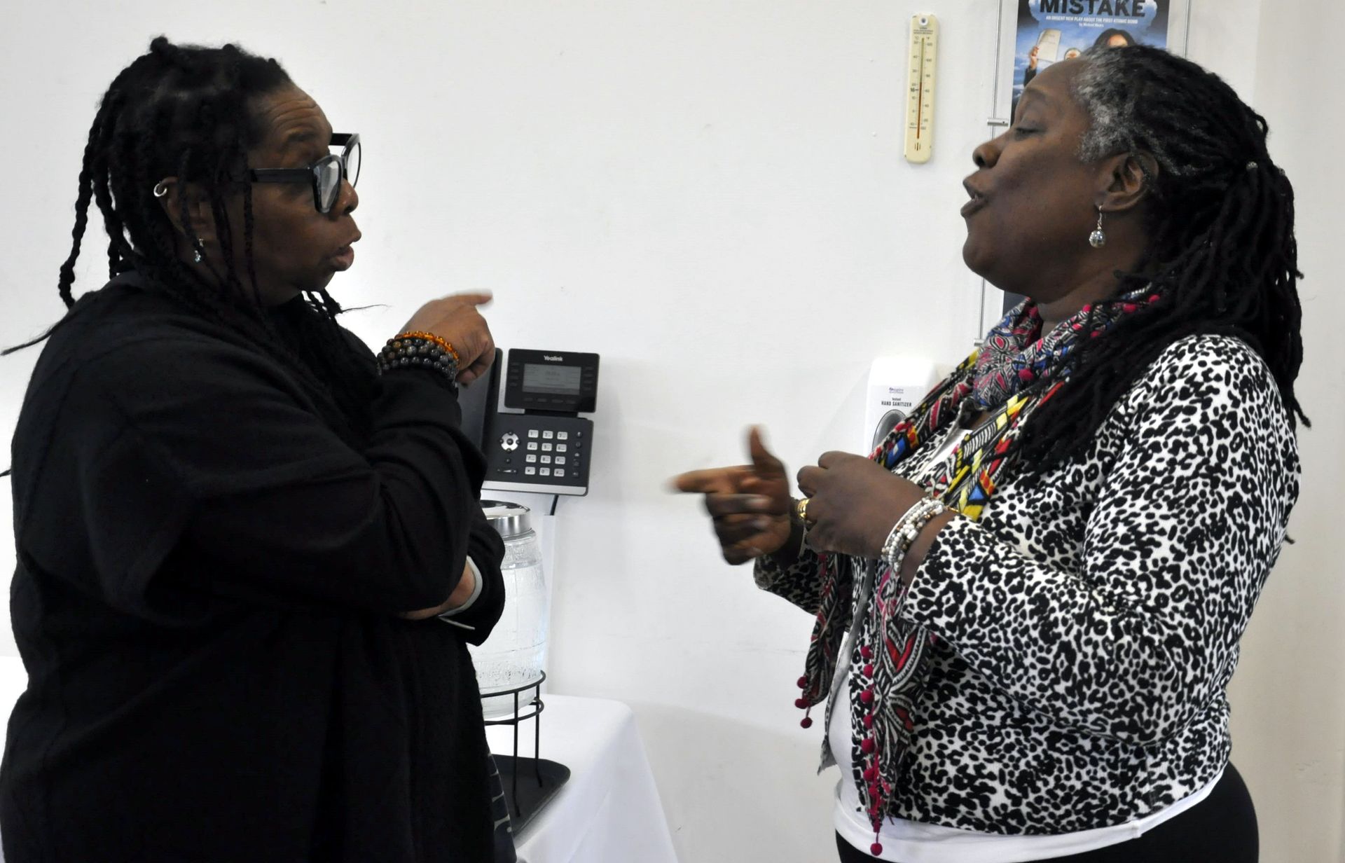Delegates engaging