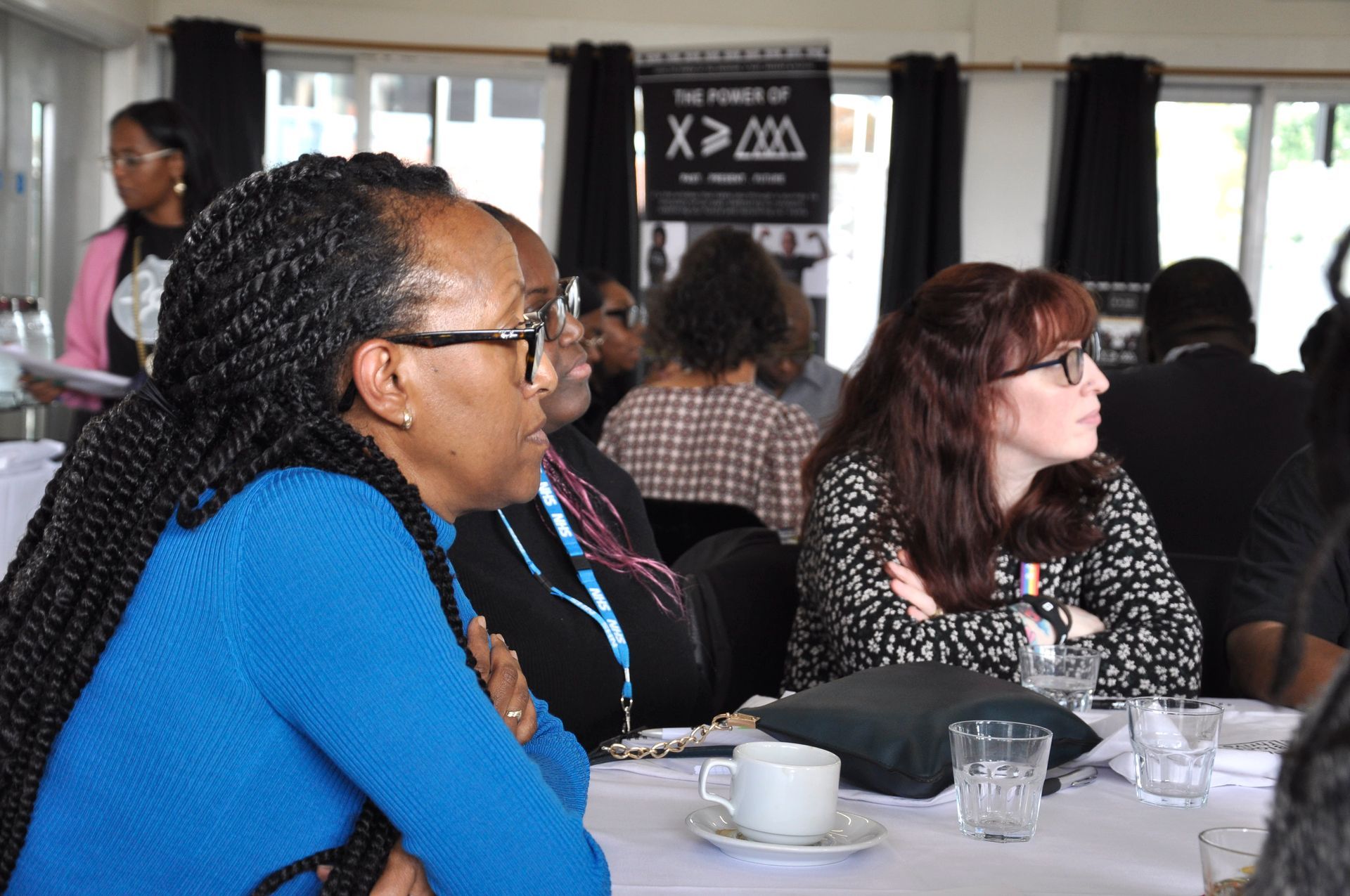 Delegates engaging