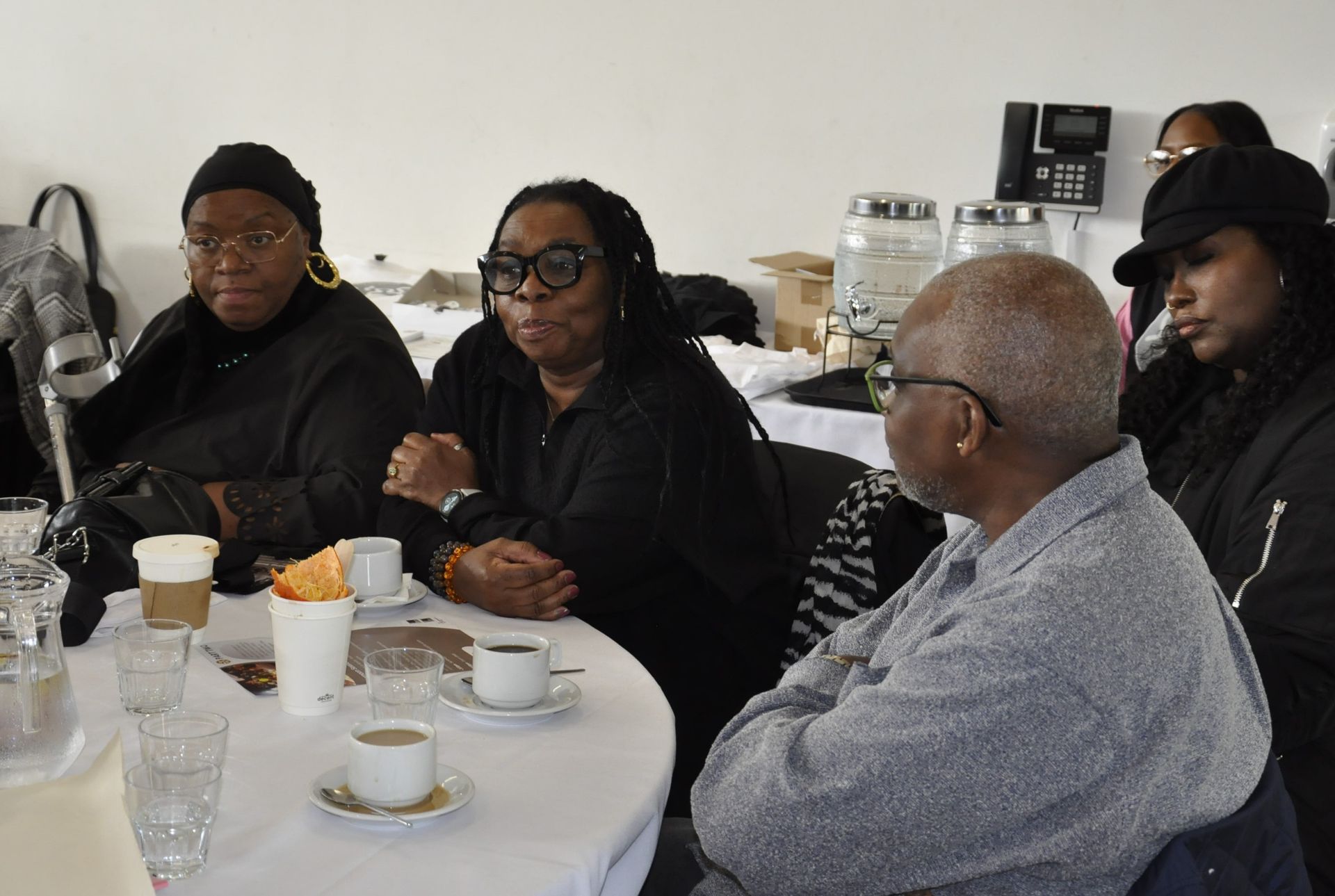 Delegates engaging