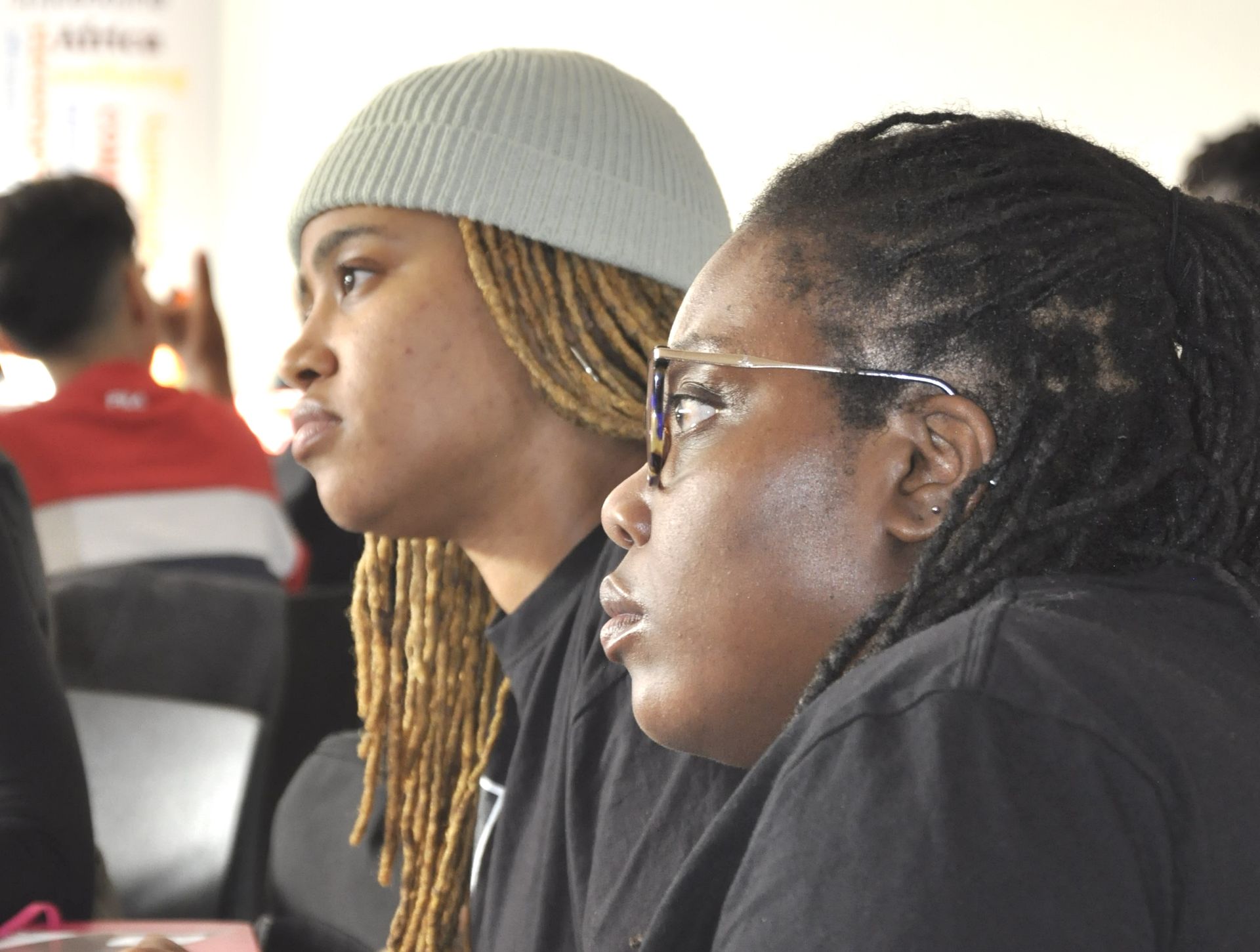 Delegates engaging
