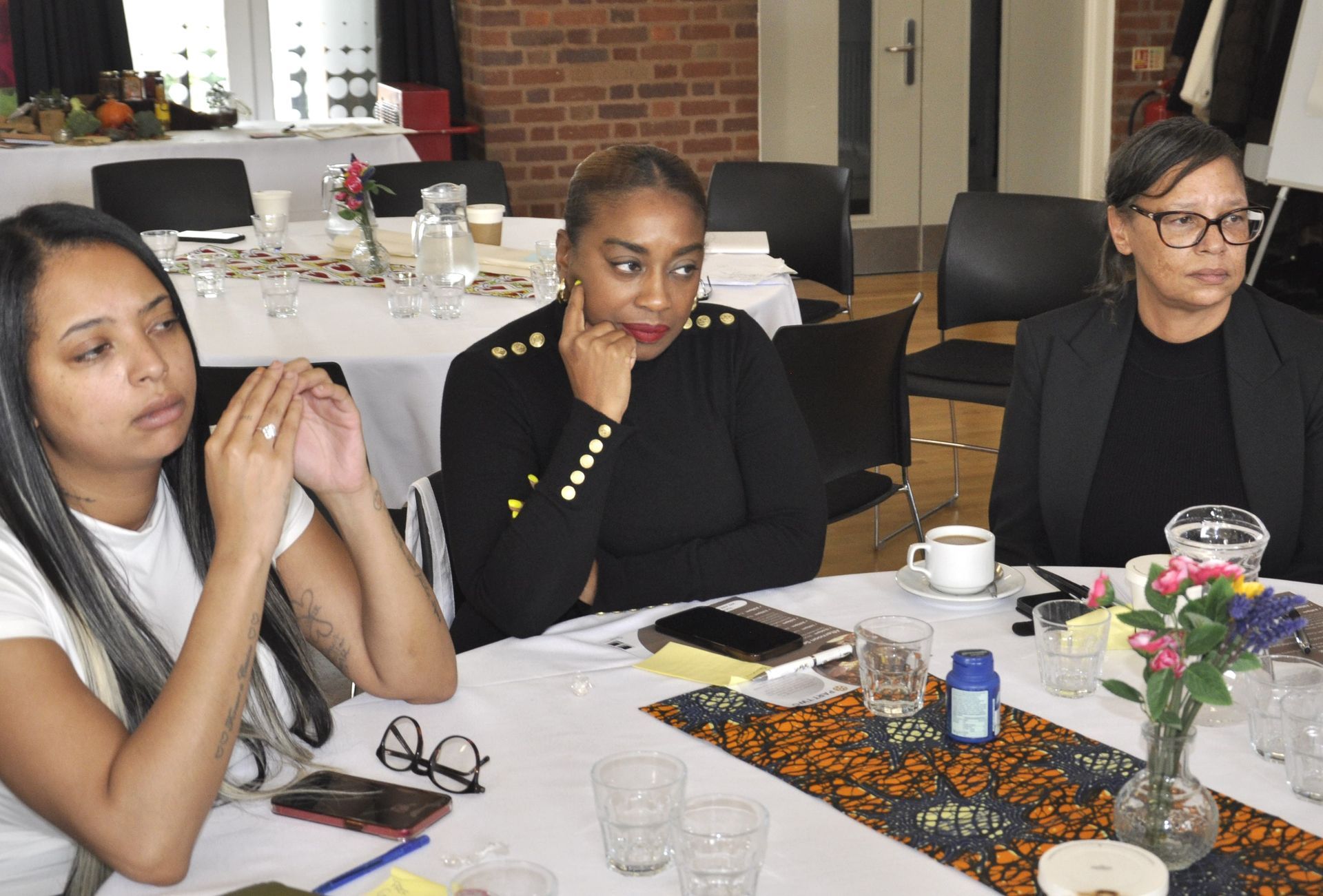 Delegates engaging